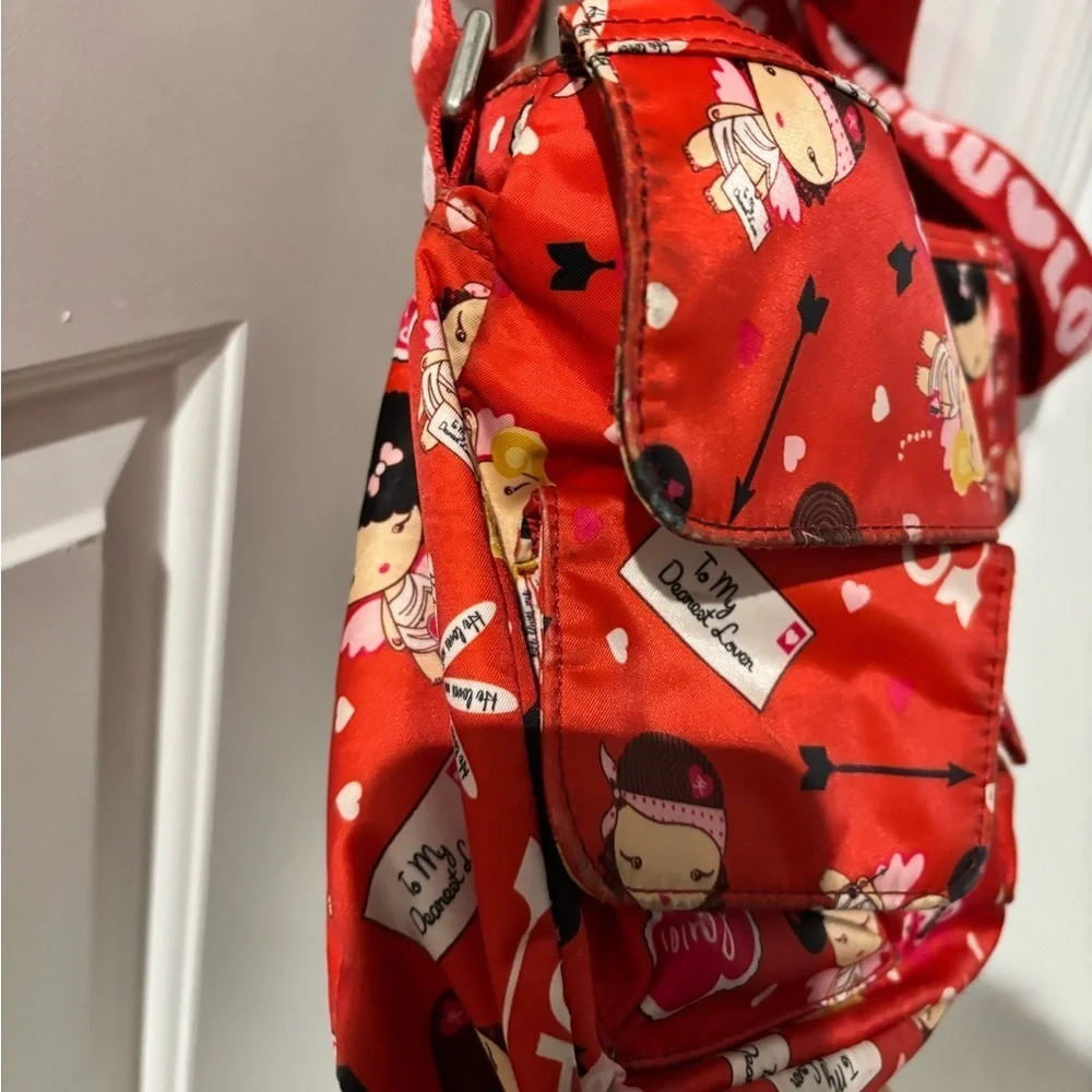 Harajuku Lovers Cupid Red Crossbody with Adjustable Strap